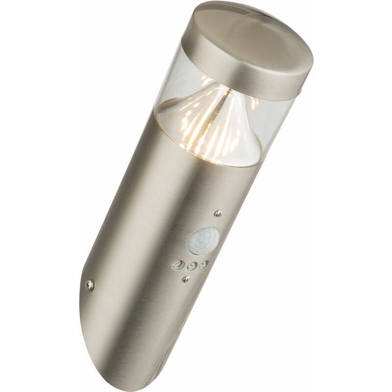 Image of Lampada da balcone a risparmio energetico con sensore di movimento a parete per esterni in acciaio inossidabile da 7W LED
