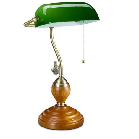 Lampada da banchiere con interruttore a tirante