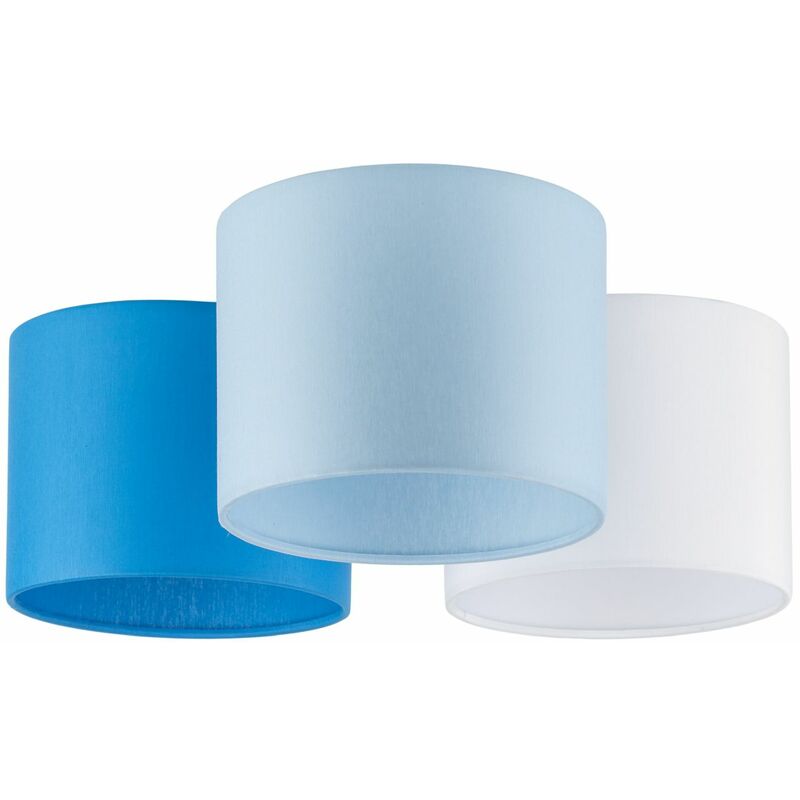 Lampada da camera per bambini Blu Bianco 3 luci