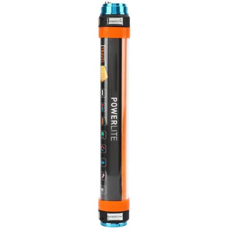 Lampada da campeggio magnetica, 6 modalità, impermeabile IP68, barra luminosa a LED ricaricabile per tenda, alimentabile tramite telefono cellulare/torcia da campeggio con martello di gomma (T 30)