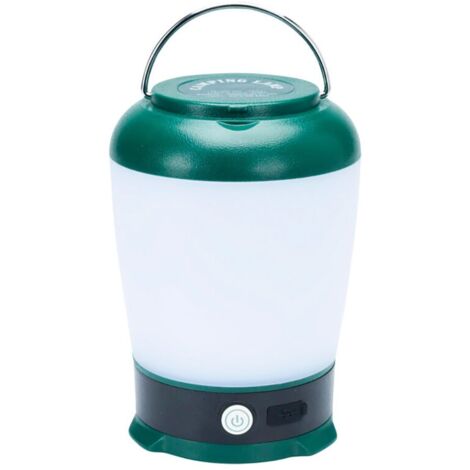 Lampada da campeggio Redcliffs 13x9x9 cm USB ricaricabile verde