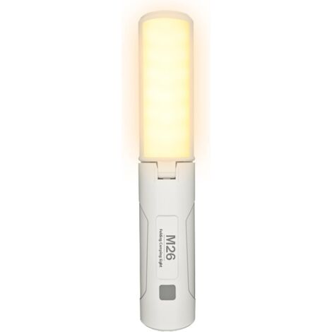 Lampada da campeggio ricaricabile, lampada da campeggio magnetica portatile con batteria da 2000 Ah, torcia impermeabile IP44, torcia portatile per tenda, ideale per il campeggio (M26)