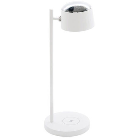 Lampada da comodino a 3 velocità, lampada da tavolo wireless ricaricabile, interruttore a sfioramento, modalità di proiezione