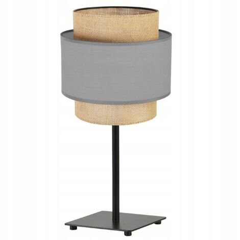 LAMPADA DA COMODINO BOHO PARALUME JUTA 20 CM