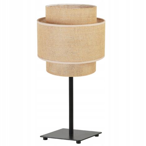LAMPADA DA COMODINO BOHO PARALUME JUTA 20 CM