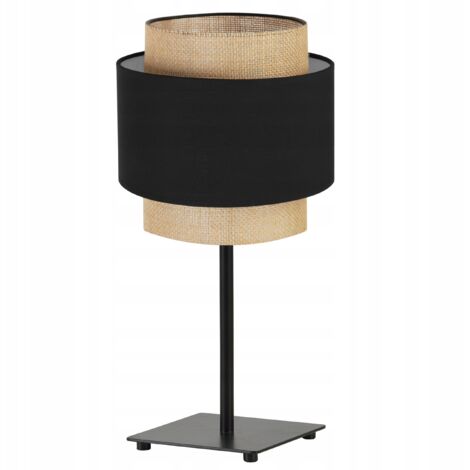 LAMPADA DA COMODINO BOHO PARALUME JUTA 20 CM