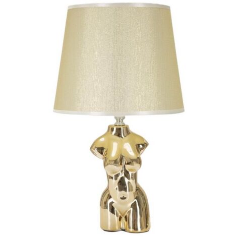 Lampada da Comodino Donna cm Ø 25X39,5 - GLAM WOMAN