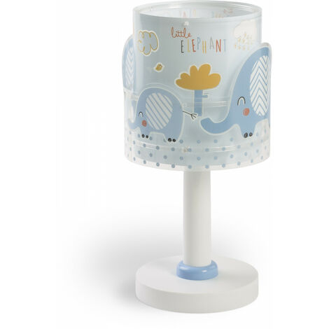 Lampada da comodino Elefantini Blu