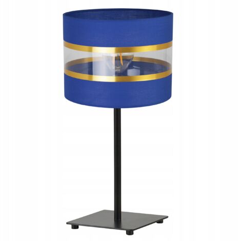 LAMPADA DA COMODINO, ELEGANTE PARALUME ORO, 20 CM