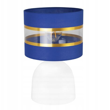 LAMPADA DA COMODINO, ELEGANTE PARALUME ORO, 20 CM