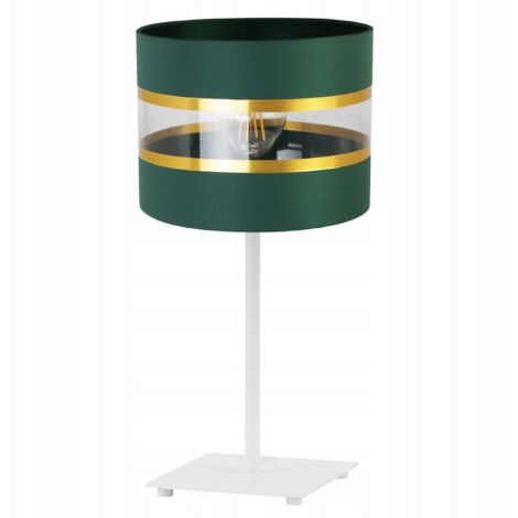 LAMPADA DA COMODINO, ELEGANTE PARALUME ORO, 20 CM