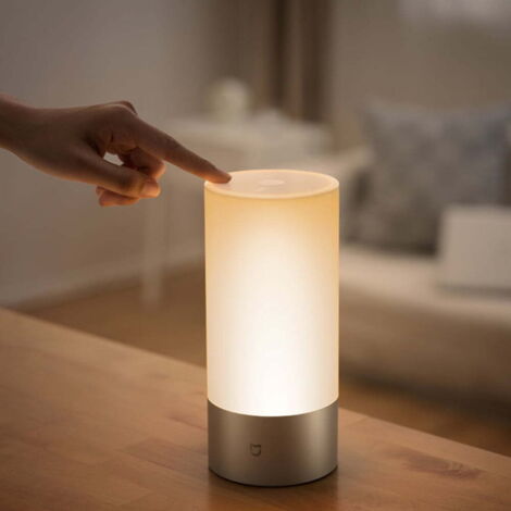 Lampada da comodino intelligente, LED a colori e caldi da 10 W