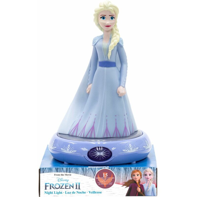 Image of Lampada da Comodino Led 3D Disney Frozen Elsa - Multicolor