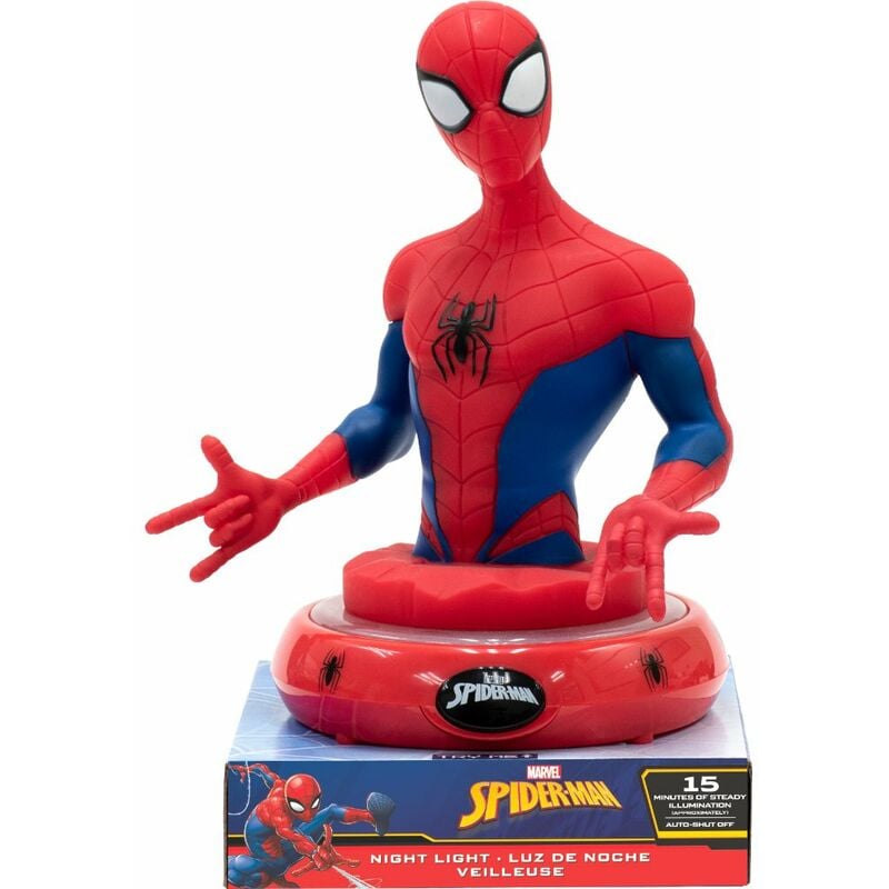 Image of Spiderman - Lampada da Comodino Led 3D Multicolor