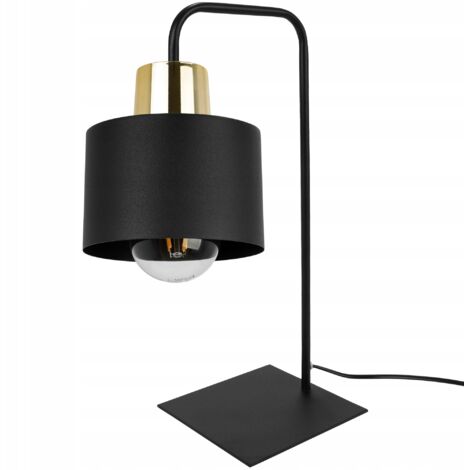 LAMPADA DA COMODINO MODERNA LAMPADA A LED NERA