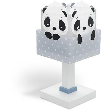 Lampada da comodino Panda Azzurro