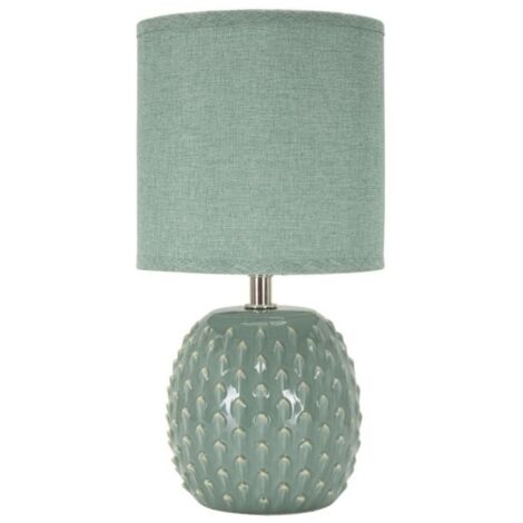 LAMPADA DA COMODINO PONTUS TURCHESE CM Ø 14X27