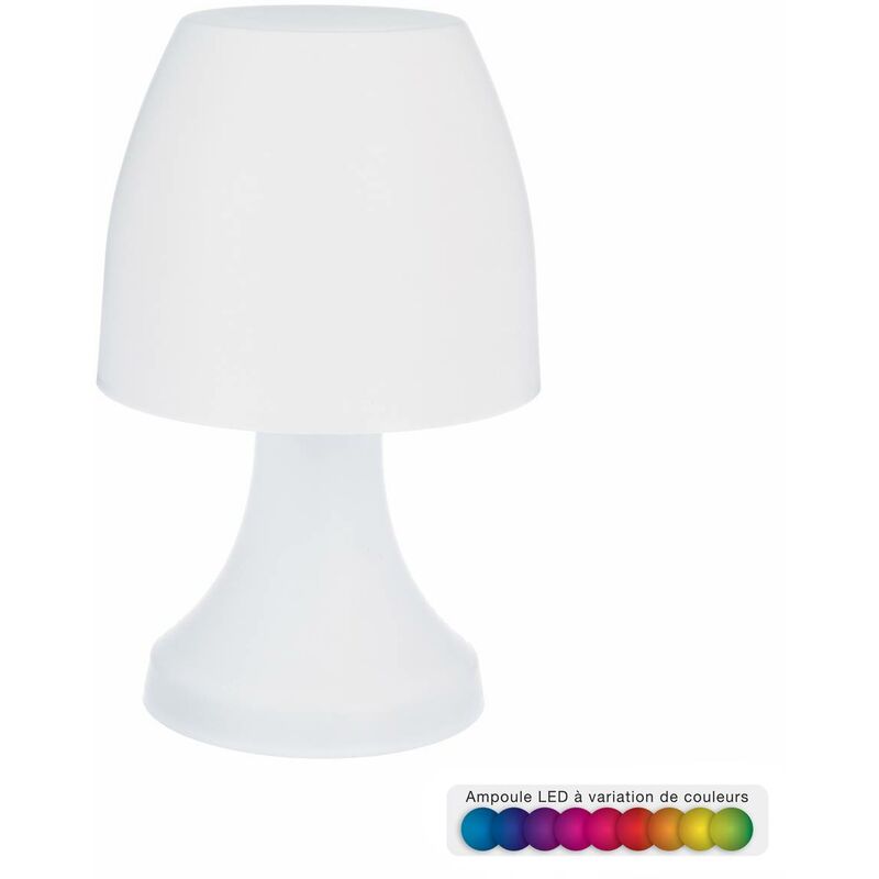 Image of Lampada da esterno dokk multicolore h28cm - lampada a led, bianco, dimensioni 17,5x27,5 cm Atmosphera créateur d'intérieur - Bianco