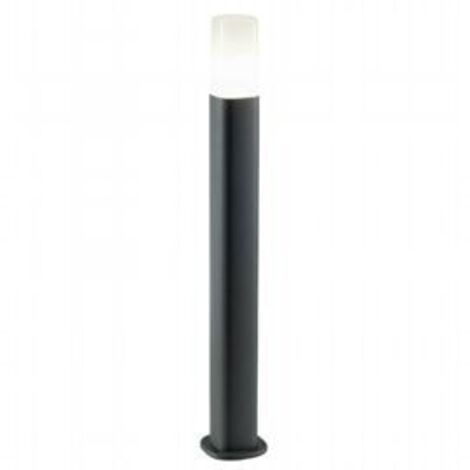Lampada da esterno in alluminio pressofuso con diffusore opalino - Dimensioni: 175mm x 50mm - Potenza massima: 25W grafite