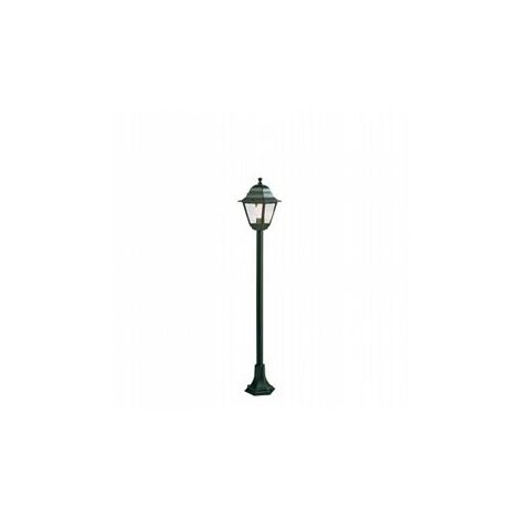 Lampada da esterno in alluminio pressofuso con diffusori in vetro trasparente - Altezza max 170mm nero