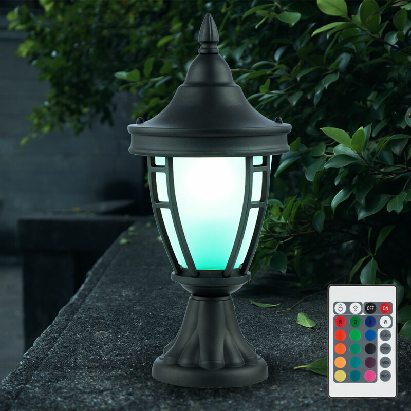 Image of Lampada da esterno led, lampione, lampada da terra, lampada da terra, lampada da patio, lampada da giardino, cambio colore rgb, telecomando