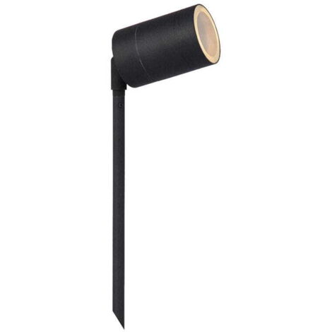 Lampada da esterno Lucide ARNE-LED nera GU10 5W 2700K IP44
