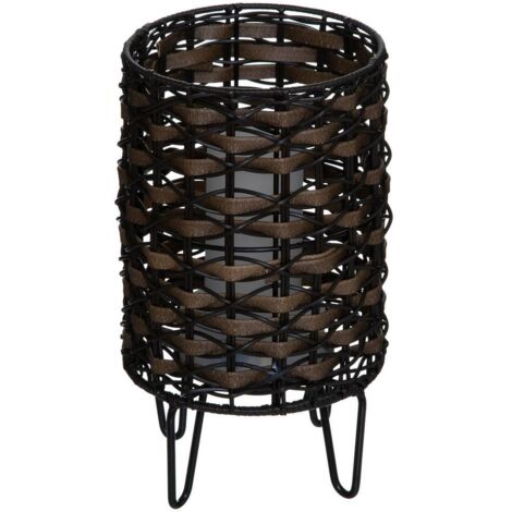 Lampada da esterno sierra marrone h31cm - Atmosphera créateur d'intérieur