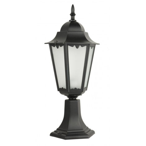 Lampada da giardino a stelo Retro nera 52cm E27 IP43