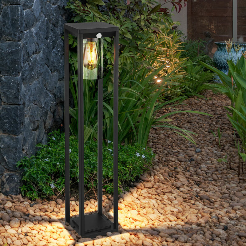Image of Lampada da giardino con rilevatore di movimento esterno, lampada da terra per esterno, rilevatore di movimento, illuminazione vialetti, pavimento