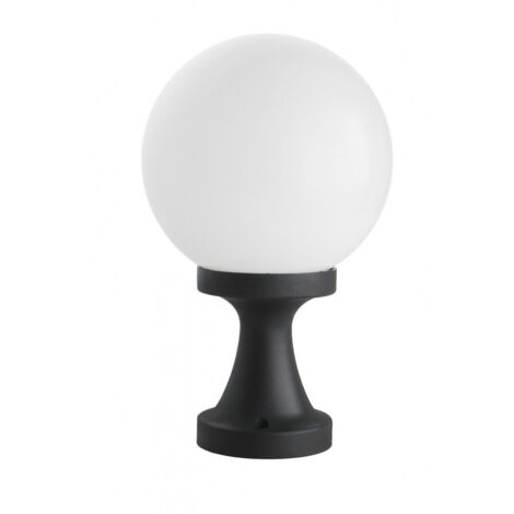 Lampada da giardino sfera 20cm nera E27 IP43 SU-MA