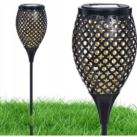 Lampada da giardino SOLARE, lampada da incasso a LED, lanterna su palo, per il terrazzo giardino