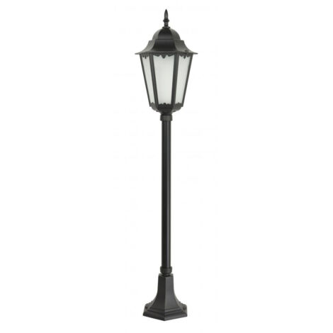 Lampada da giardino SU-MA Retro 115cm E27 nera IP43
