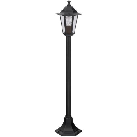 Lampada da giardino Velence nera E27 105cm Rabalux