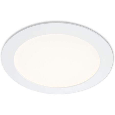 Lampada da incasso a LED, set da 3, 4000K Ø17cm 12W IP44 plastica bianco Briloner