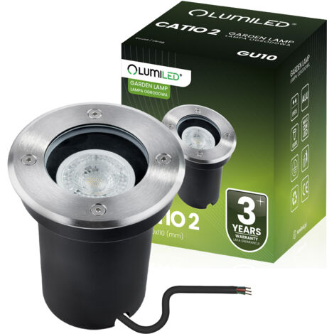 Lampada da incasso a terra GU10 IP65 IK09 rotonda CATIO 2 LUMILED