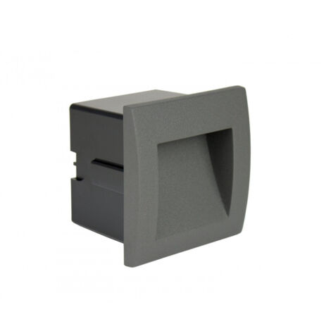 Lampada da incasso esterno LED 1,5W grigio scuro IP65