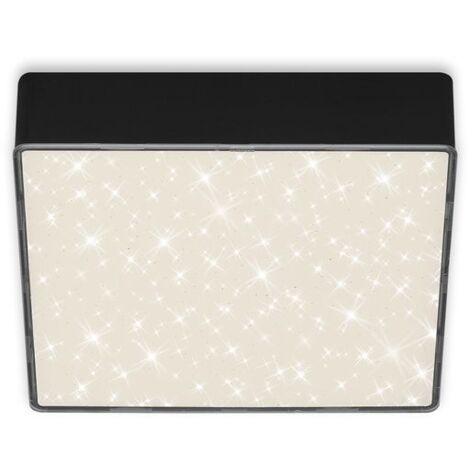 Lampada da incasso LED IP20 cielo stellato 11 W nero metallo-plastica Briloner