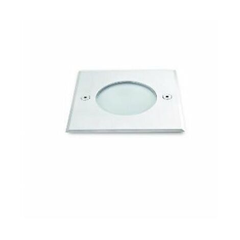 Lampada da incasso quadrata POLI GX-5,3 9W inox