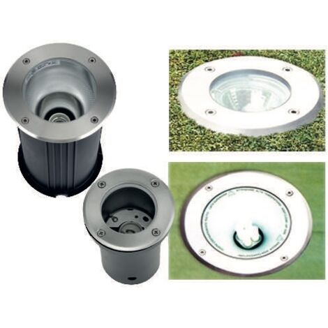 FARETTO INCASSO A TERRA GIARDINO PAVIMENTO IP65 CON LAMPADA ATTACCO GU10