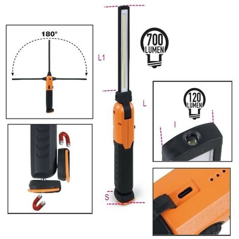 Beta 1838Pocket Faretto tascabile snodato ricaricabile