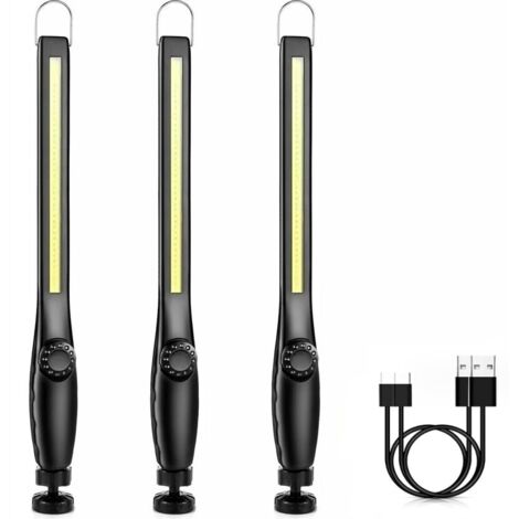 Lampada da lavoro a LED GABRIELLE, lampada da officina per meccanici, lampada da cantiere ricaricabile, lampada da garage magnetica, potente lampada da lavoro a LED magnetica portatile ricaricabile [3