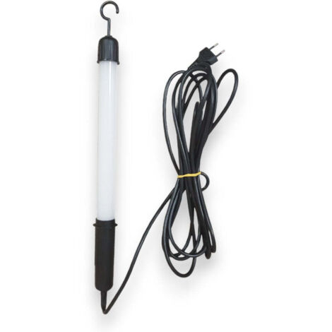 Lampada da lavoro portatile a 12 led con cavo 5 mt e interruttore