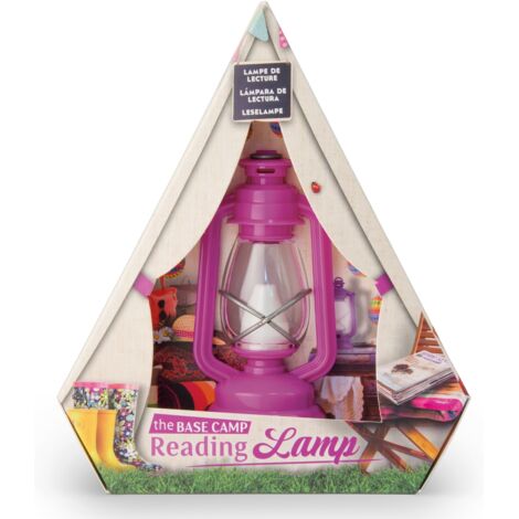 Lampada da lettura a forma di libro viola