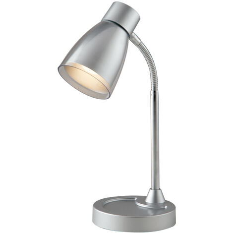 "Lampada da lettura ARKIMEDE argento in plastica e metallo (1xE14)"