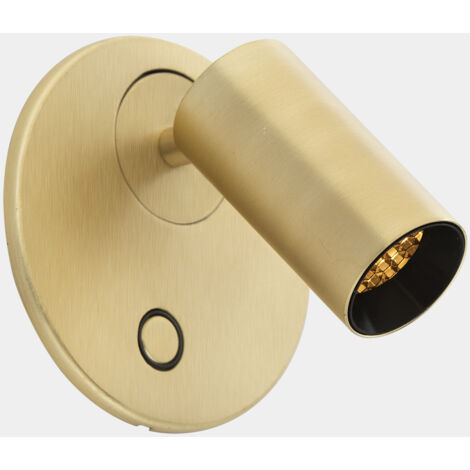 Lampada da lettura Chic LED 3.9 Bianco caldo - 2700K TOUCH DIMMING Oro opaco 200lm