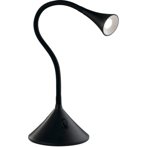 "Lampada da lettura LED NEWTON in metallo nero 3.2W 4000K (luce naturale)"