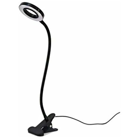 Lampada Da Lettura MINKUROW Lampada Da Scrivania Universale Con Clip Alimentata Tramite Usb 48 Led 3 Modalità Colore