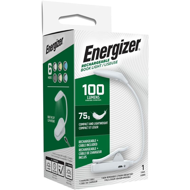 Image of Energizer, Lampada da lettura ricaricabile Energizer