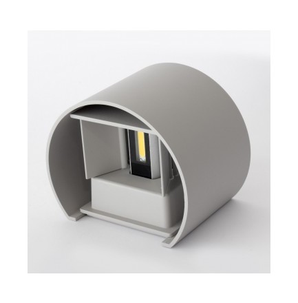 LAMPADA DA MURO APPLIQUE 6W BIANCO ESTERNO IP65 DOPPIO LED V-TAC VT-756 naturale