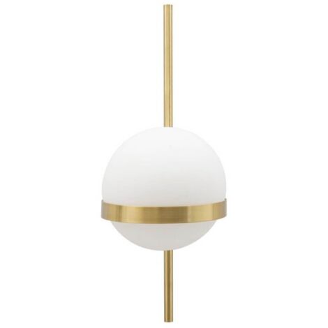 Lampada da muro "Glamy" struttura circolare in metallo color oro per interni